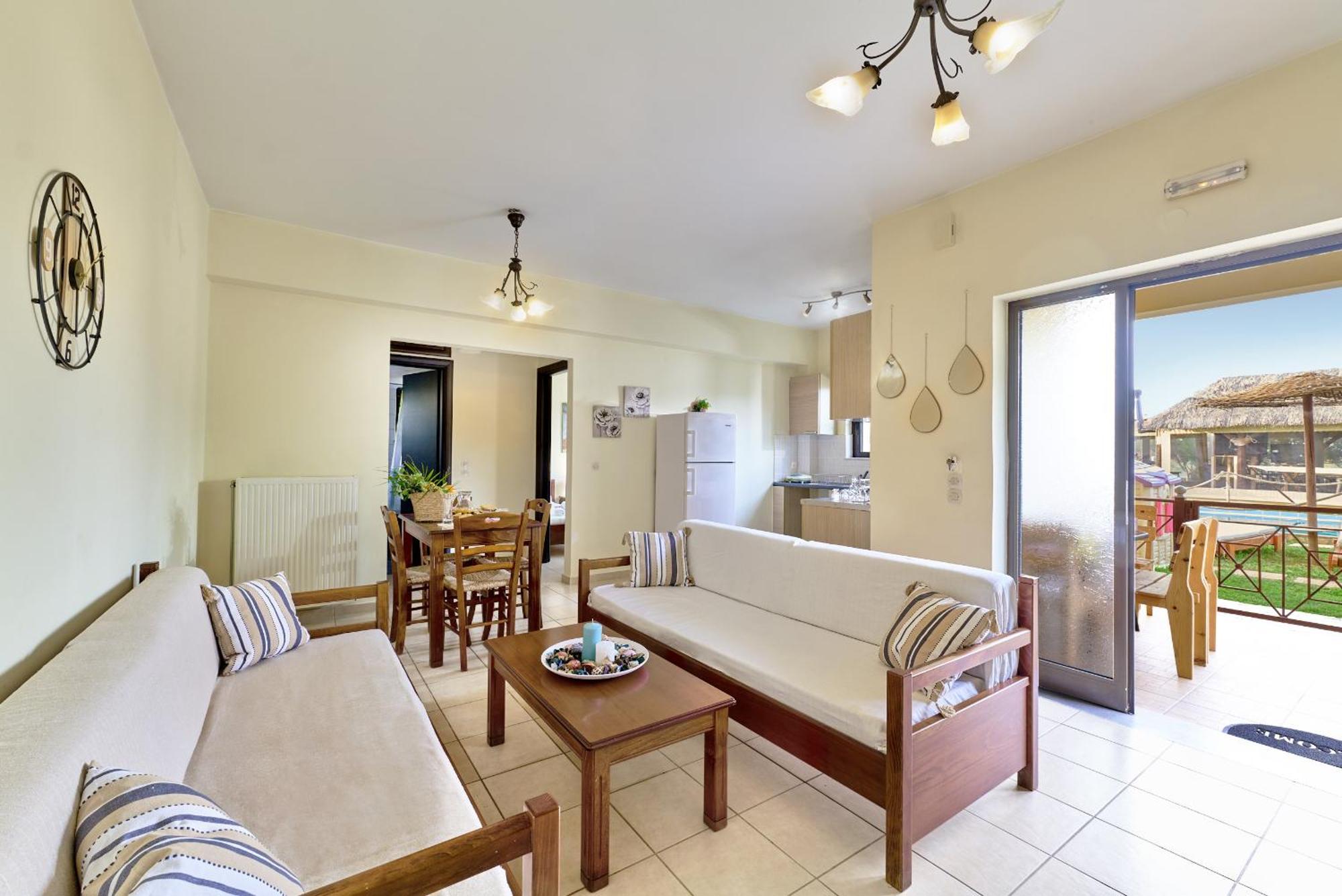 Villa Gereoudis Seaview Apartments-Pool & Bar Kolimvárion Luaran gambar