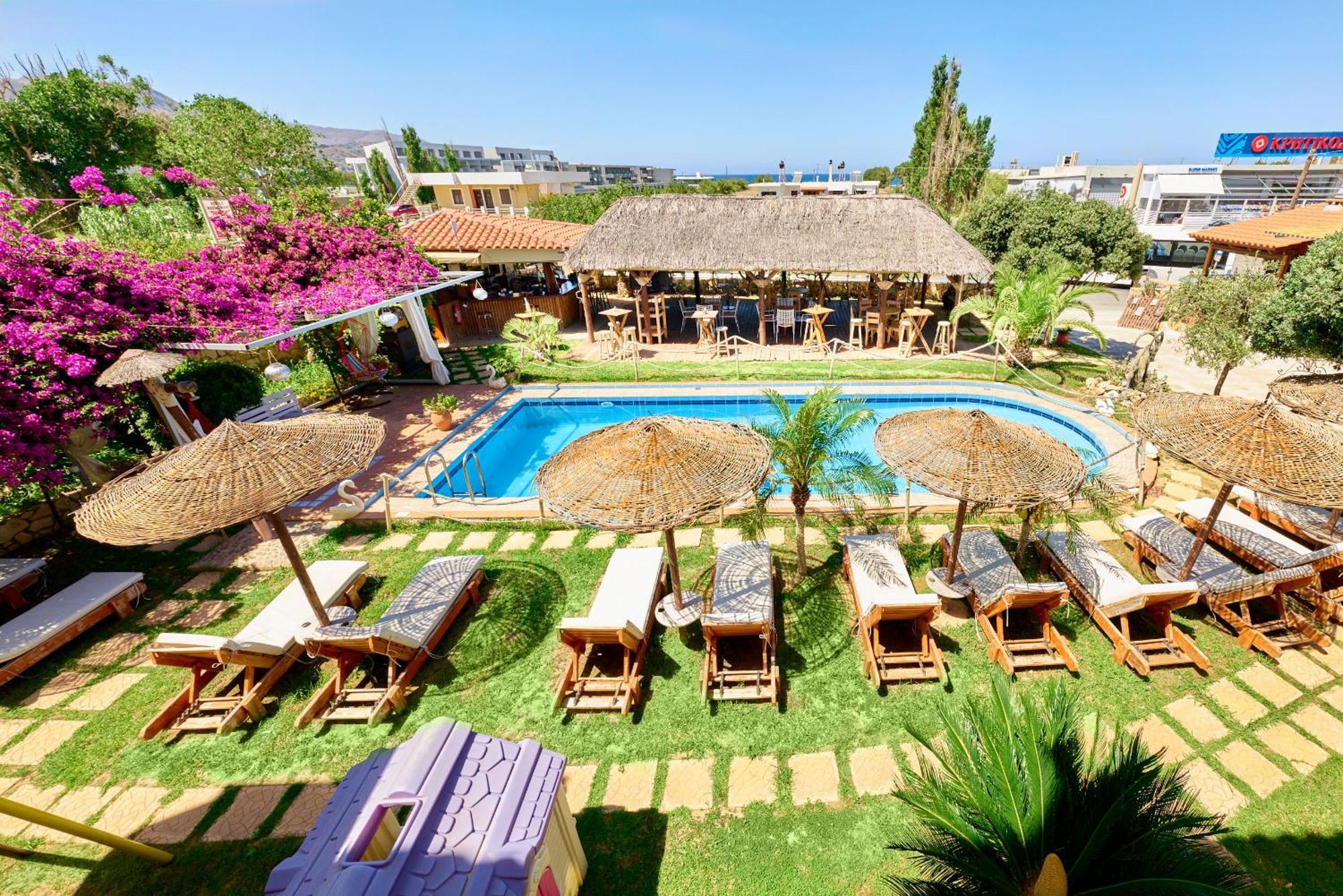 Villa Gereoudis Seaview Apartments-Pool & Bar Kolimvárion Luaran gambar